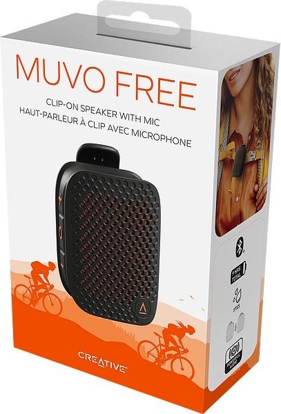Produktbild: CREATIVE MuVo Free Clip-On Lautsprecher, Bluetooth 5.4, IPX5