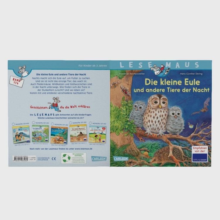 Produktbild: LESEMAUS 174: Die kleine Eule und andere Tiere der Nacht