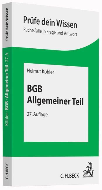 Produktbild: BGB Allgemeiner Teil