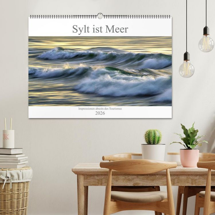 Produktbild: Sylt ist Meer (Wandkalender 2026 DIN A2 quer), CALVENDO Monatskalender