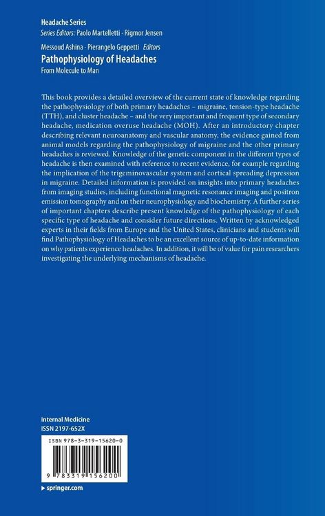 Produktbild: Pathophysiology of Headaches