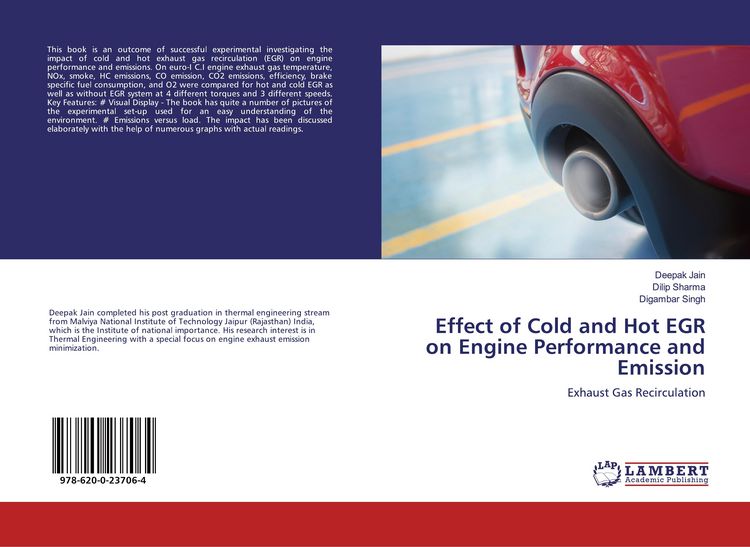 Produktbild: Effect of Cold and Hot EGR on Engine Performance and Emission