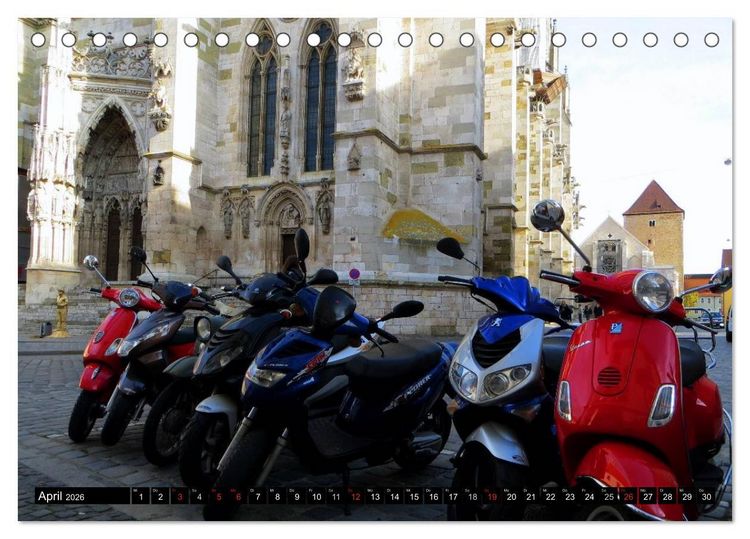 Produktbild: REGENSBURG - urbanes Leben (Tischkalender 2026 DIN A5 quer), CALVENDO Monatskalender