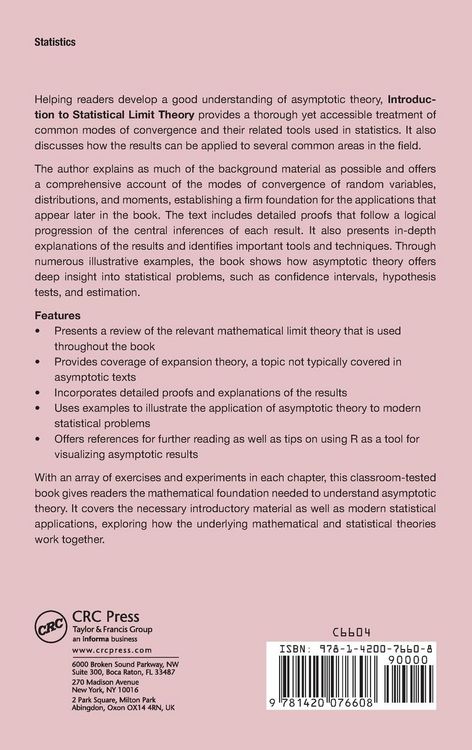 Produktbild: Introduction to Statistical Limit Theory