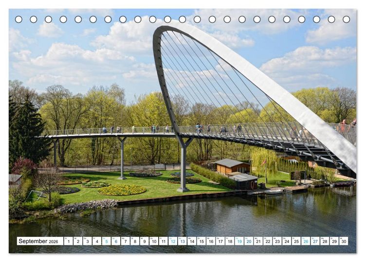 Produktbild: Rathenow - Gr&uuml;ne Stadt an der Havel (Tischkalender 2026 DIN A5 quer), CALVENDO Monatskalender