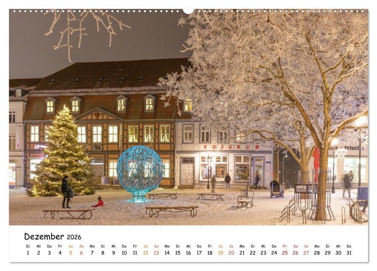 Produktbild: Zwischen See und Himmel - Waren (M&uuml;ritz) im Wandel der Jahreszeiten (Wandkalender 2026 DIN A2 quer), CALVENDO Monatskalender