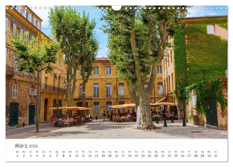 Produktbild: Provence-Alpes-C&ocirc;te d&rsquo;Azur (Wandkalender 2026 DIN A3 quer), CALVENDO Monatskalender