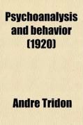 Produktbild: Psychoanalysis and Behavior