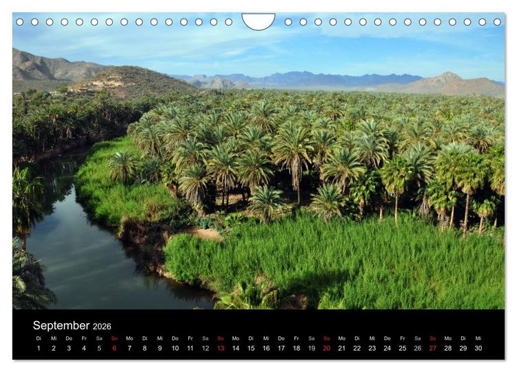 Produktbild: Baja California - Impressionen der mexikanischen Halbinsel (Wandkalender 2026 DIN A4 quer), CALVENDO Monatskalender