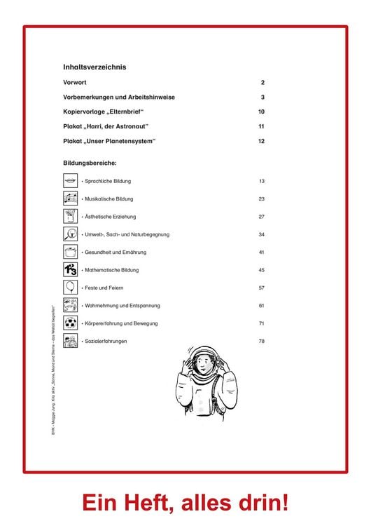 Produktbild: Kita aktiv Projektmappe Sonne, Mond und Sterne &ndash; das Weltall begreifen