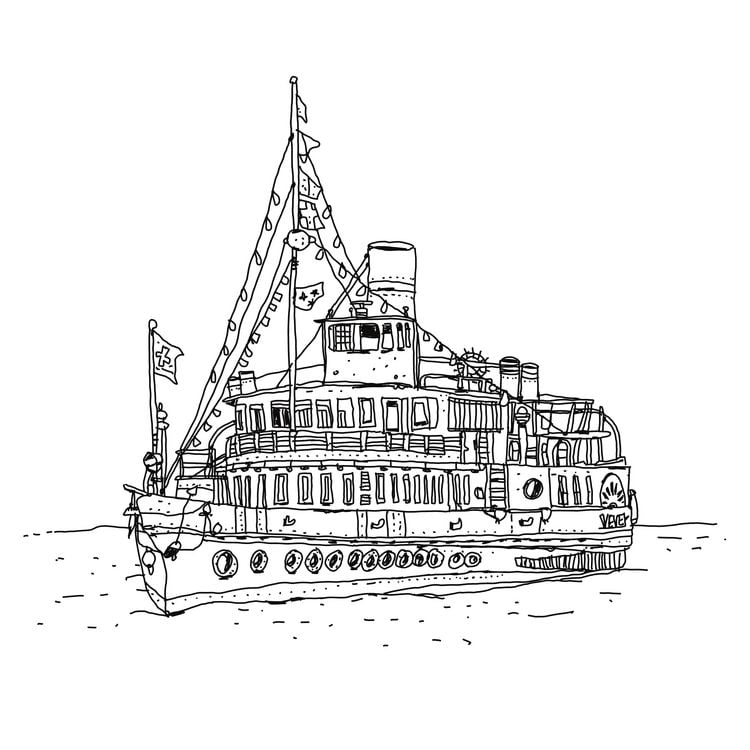Produktbild: The Swiss Colouring Book