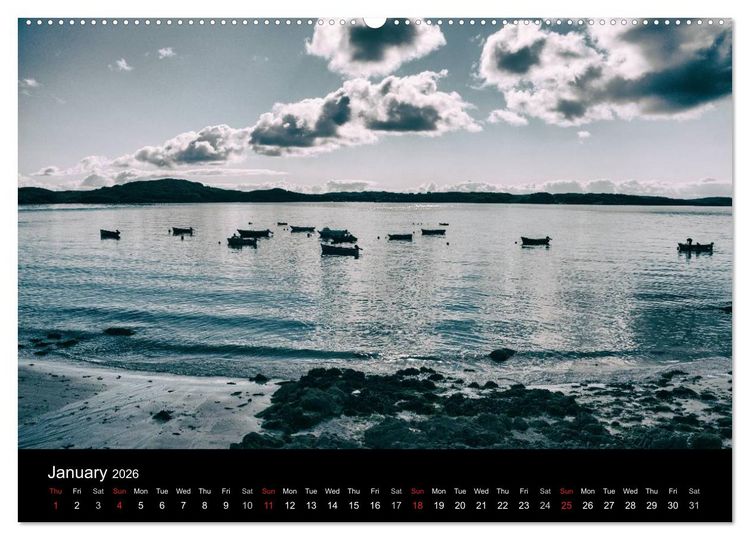 Produktbild: Iona - A Visual Pilgrimage (High Quality Premium Wall Calendar 2026 DIN A2 landscape),CALVENDO 12 Month Wall Calendar