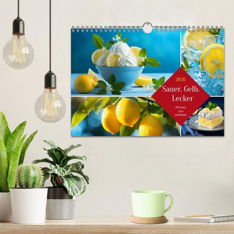 Produktbild: Sauer Gelb Lecker (Wandkalender 2026 DIN A4 quer), CALVENDO Monatskalender
