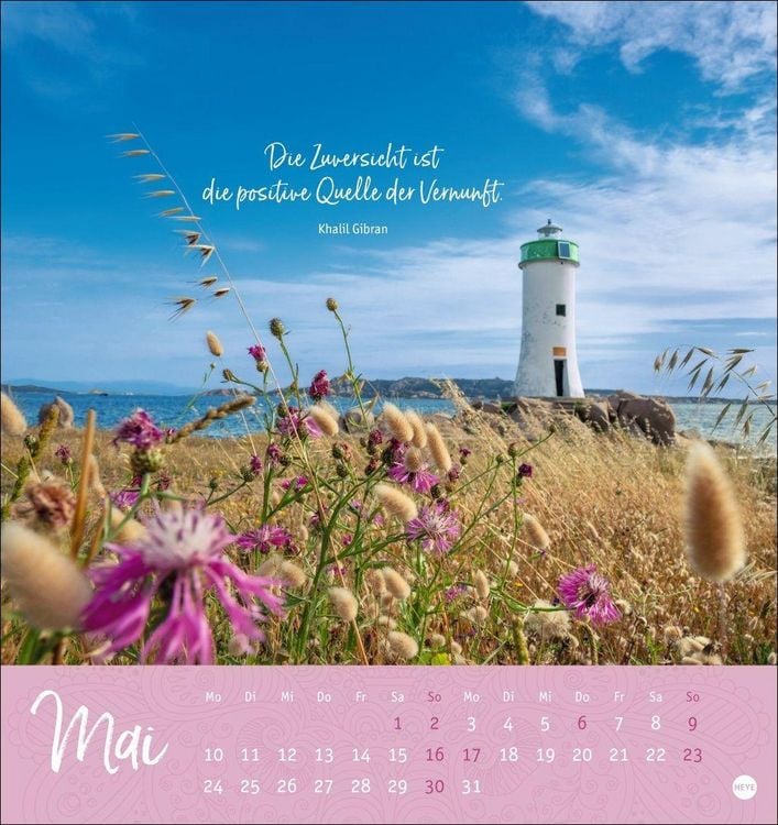 Produktbild: Augenblicke voller Zuversicht Postkartenkalender 2027
