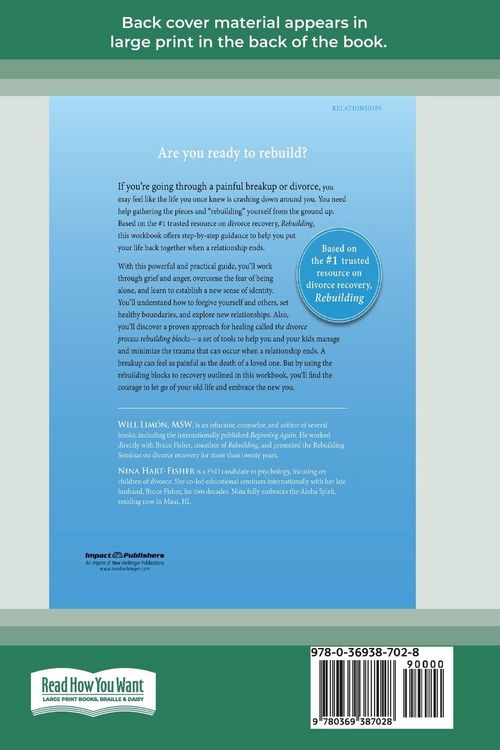 Produktbild: The Rebuilding Workbook