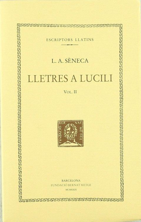 Produktbild: Lletres a Lucili, vol. II: llibres VI-IX