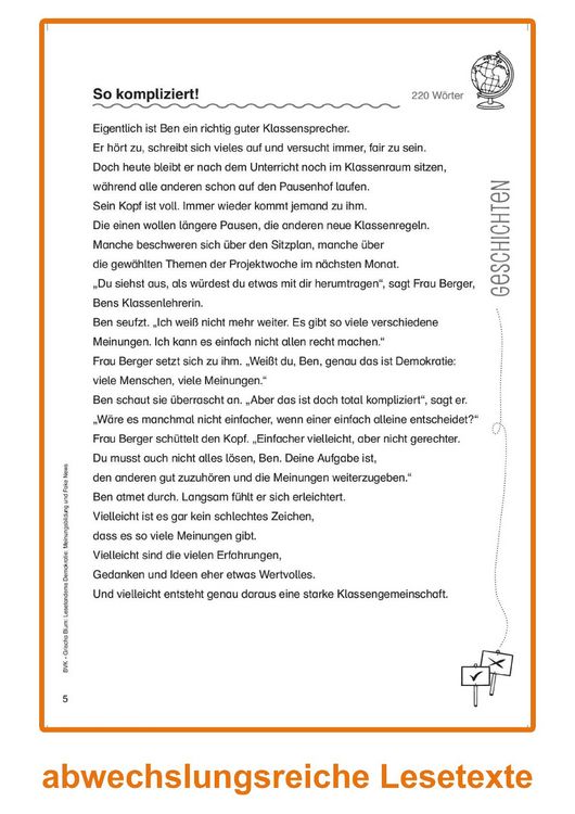 Produktbild: Lesetandems Demokratie: Meinungsbildung und Fake News