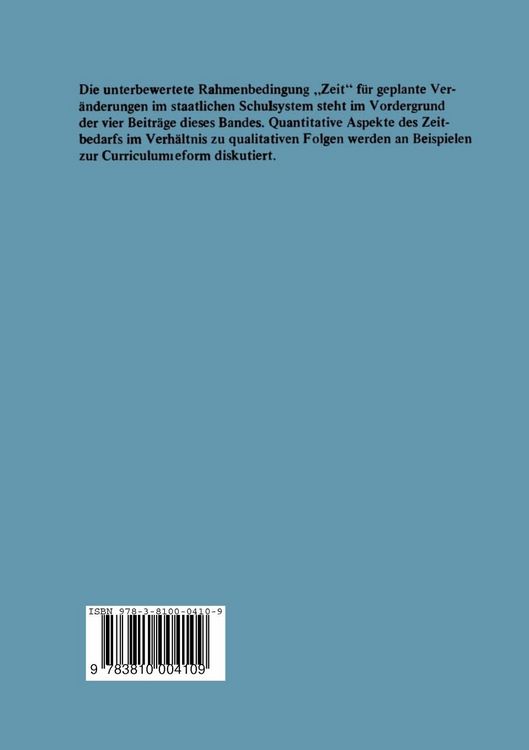Zeit für Veränderungen