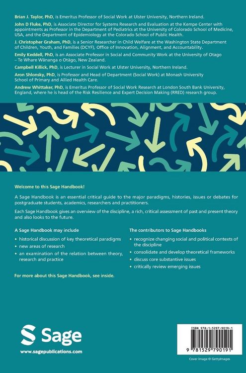 Produktbild: The SAGE Handbook of Decision Making, Assessment and Risk in Social Work