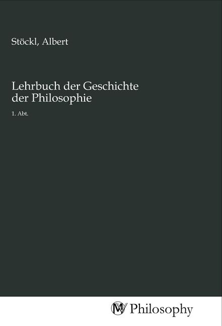 Produktbild: Lehrbuch der Geschichte der Philosophie