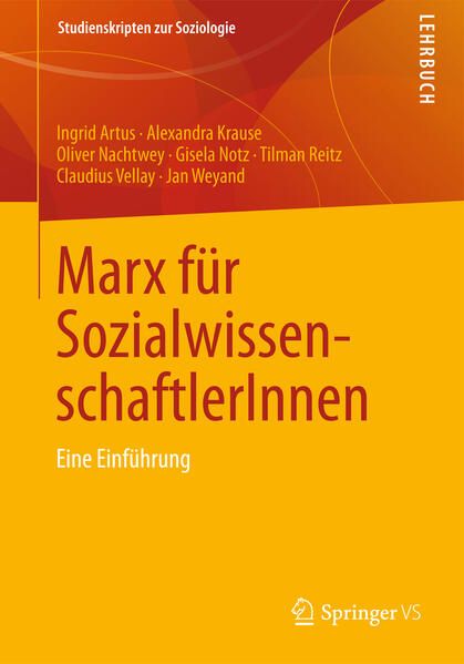 Produktbild: Marx f&uuml;r SozialwissenschaftlerInnen