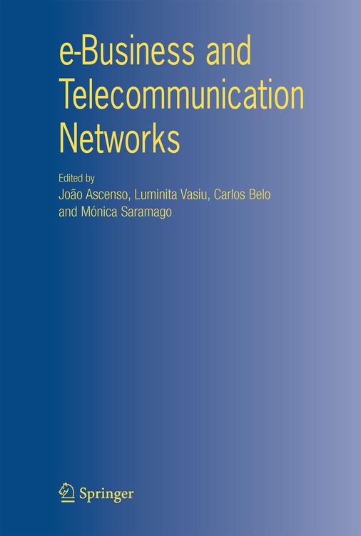 Produktbild: E-Business and Telecommunication Networks