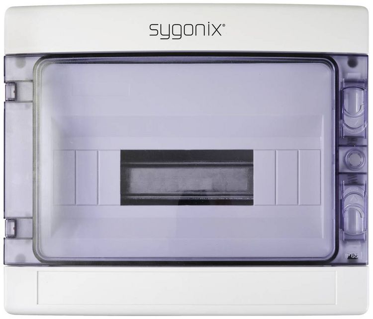 Produktbild: Sygonix SY-5491854 Kleinverteiler Oberfl&auml;chenmontage Anzahl Teilungen = 12 Anzahl Reihen = 1 Inhalt 1 St.