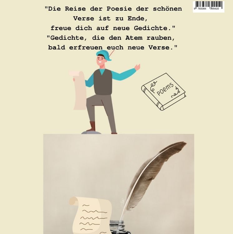 Produktbild: &bdquo;Zauberhafte Verse: Poesie f&uuml;r die Seele&ldquo; Poetische Reise: Gedichte der Freude.