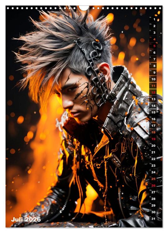 Produktbild: CYBERPUNK Urcoole Typen (Wandkalender 2026 DIN A3 hoch), CALVENDO Monatskalender