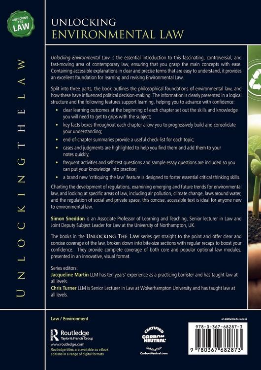 Produktbild: Unlocking Environmental Law