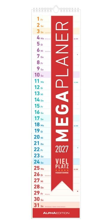Produktbild: Megaplaner 2027