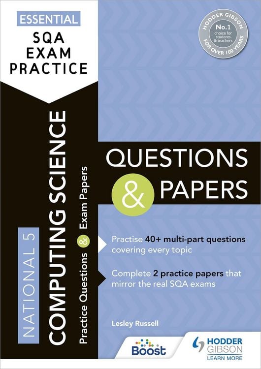 Produktbild: Essential SQA Exam Practice: National 5 Computing Science Questions and Papers