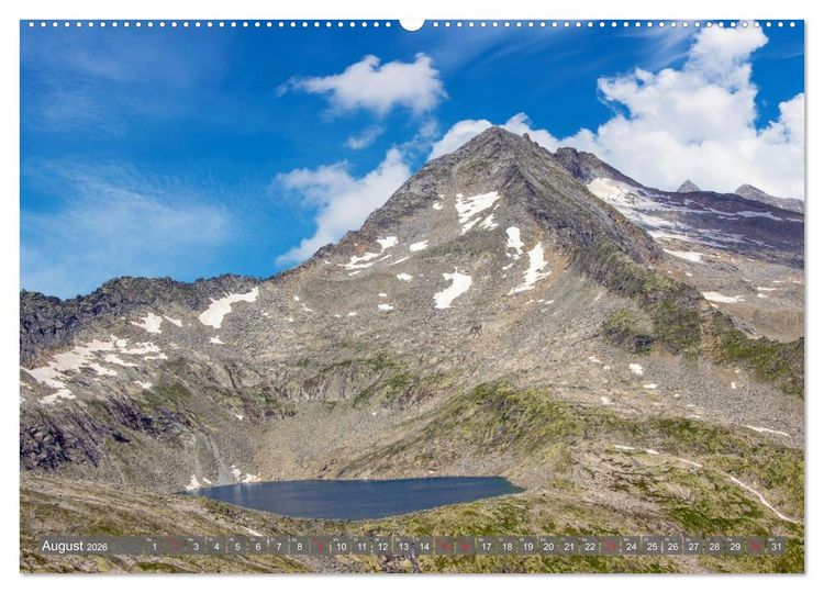 Produktbild: Berge - Gletscher - Seen (Wandkalender 2026 DIN A2 quer), CALVENDO Monatskalender