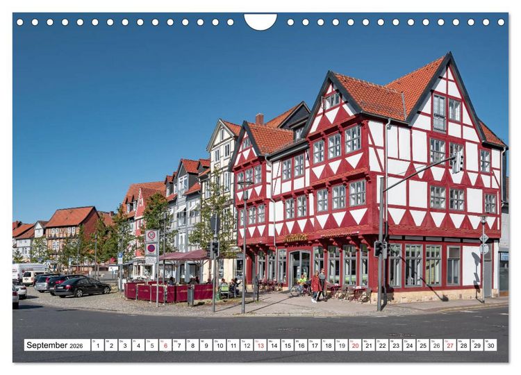 Produktbild: Wolfenb&uuml;ttel - Historisches Fachwerk (Wandkalender 2026 DIN A4 quer), CALVENDO Monatskalender
