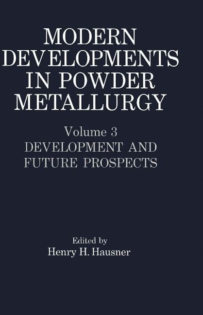 Produktbild: Modern Developments in Powder Metallurgy