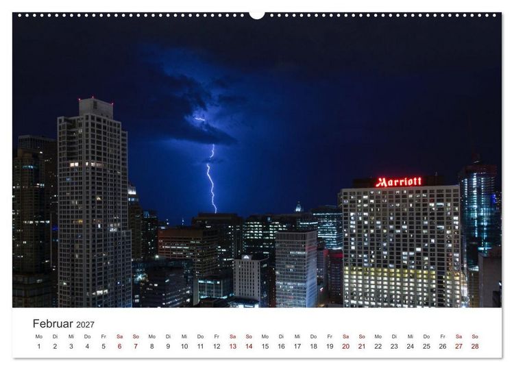 Produktbild: Gewitter - atemberaubende Naturschauspiele (Wandkalender 2027 DIN A2 quer), CALVENDO Monatskalender