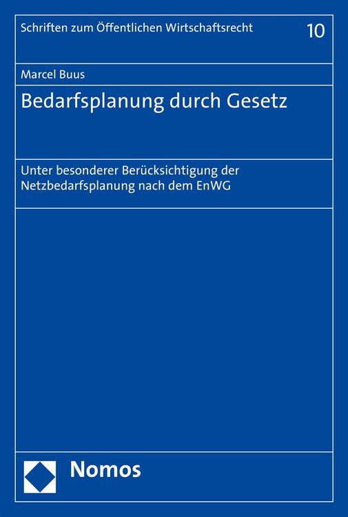 Produktbild: Bedarfsplanung durch Gesetz