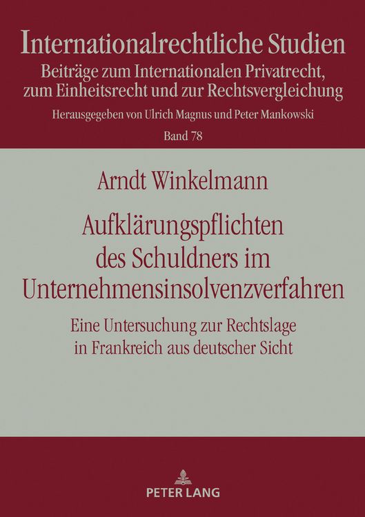 Produktbild: Aufklaerungspflichten des Schuldners im Unternehmensinsolvenzverfahren