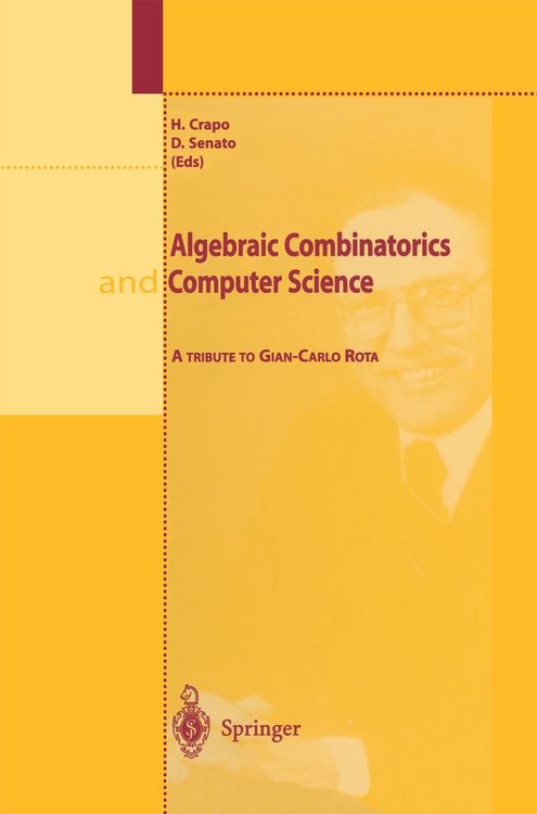 Produktbild: Algebraic Combinatorics and Computer Science