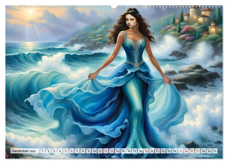 Produktbild: Harmony - Elegance in harmony of waves (Wall Calendar 2026 DIN A2 landscape), CALVENDO 12 Month Wall Calendar