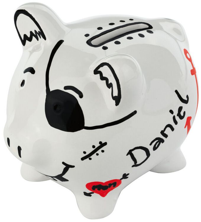 Produktbild: Marabu KiDS Porcelain und Glaspainter Sparschwein Malset
