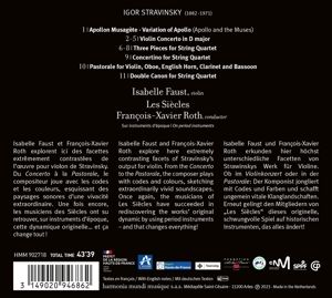 Produktbild: Stravinsky: Violin Concerto & Chamber Works