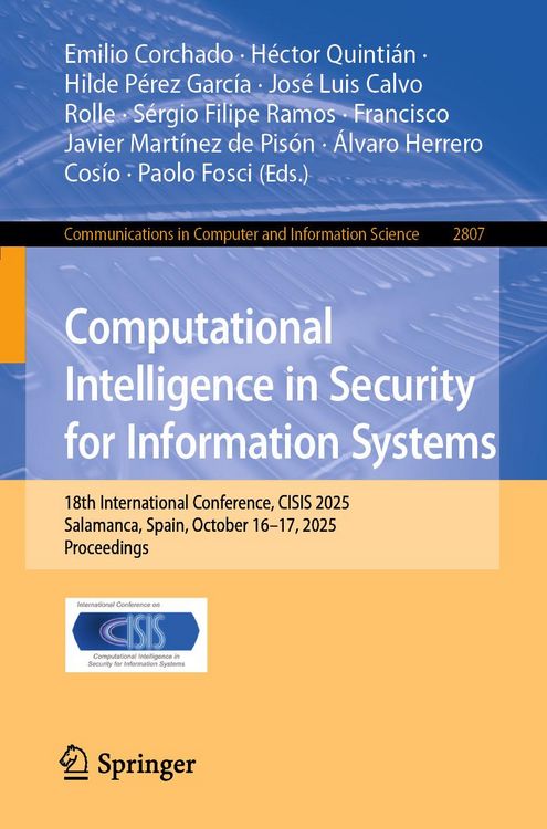 Produktbild: Computational Intelligence in Security for Information Systems