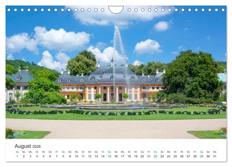 Produktbild: Schl&ouml;sser - Bauwerke der Vergangenheit (Wandkalender 2026 DIN A4 quer), CALVENDO Monatskalender