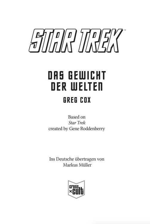 Produktbild: Star Trek - The Original Series: Das Gewicht der Welten