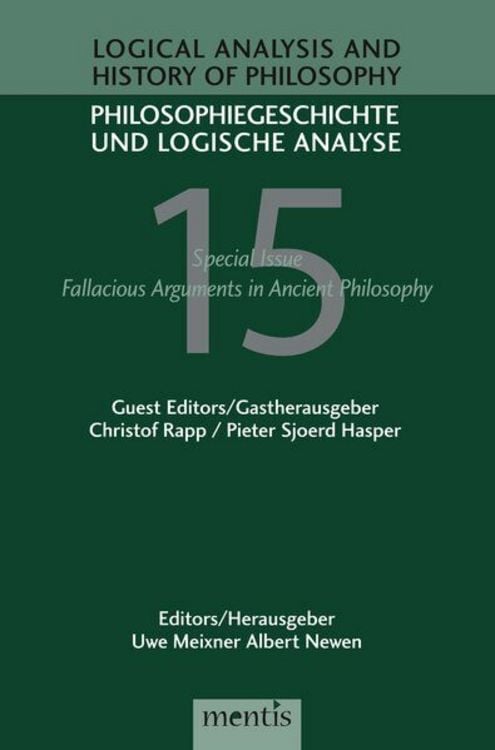 Bild vom Artikel Fallacious Arguments in Ancient Philosophy vom Autor Christof Rapp