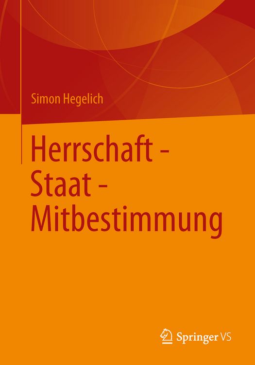 Produktbild: Herrschaft - Staat - Mitbestimmung