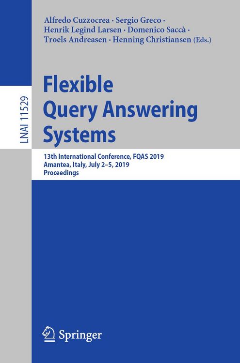 Produktbild: Flexible Query Answering Systems