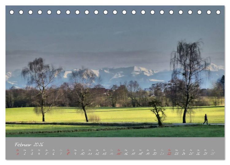 Produktbild: Farbrausch Bodensee (Tischkalender 2026 DIN A5 quer), CALVENDO Monatskalender