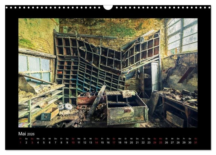 Produktbild: Die Sch&ouml;nheit des Verfalls - Lost Places (Wandkalender 2026 DIN A3 quer), CALVENDO Monatskalender